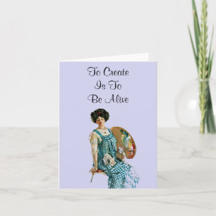 Cartão Creative Artist Note Card