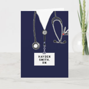 Cartão Creative Nurse Graduation
