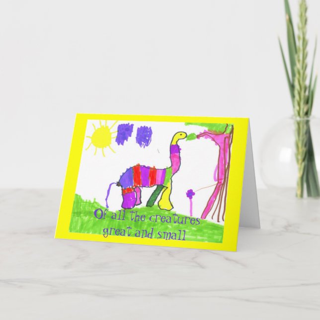 Cartão Creatures Great by Mercy (Frente)