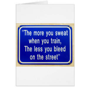 Cartão Credo da academia