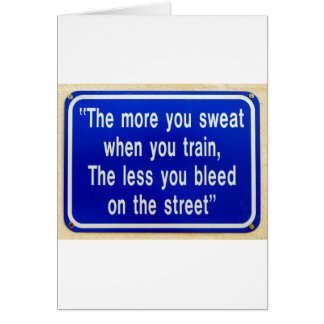 Cartão Credo da academia