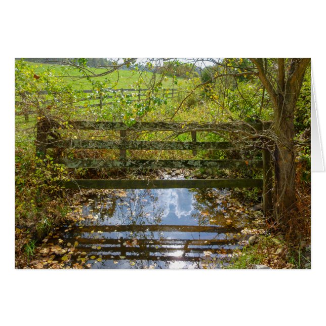 Cartão Creek oculto (Frente Horizontal)