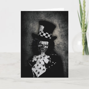 Cartão Creepy Clown Greeting Card