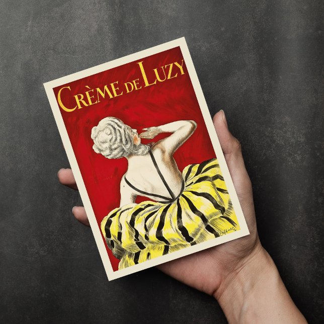 Cartão Crème De Luzy | Leonetto Cappiello (Criador carregado)