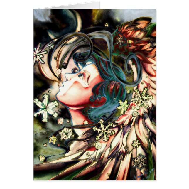 Cartão Crepúsculo do close up de Gabriel (Frente)