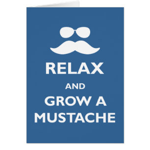 Cartão Cresça um bigode