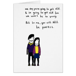 Cartão Cresça velho junto?