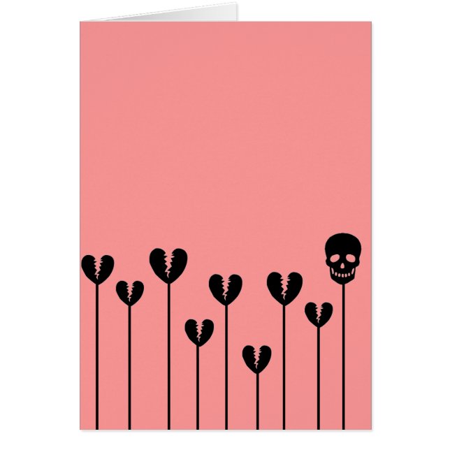 Cartão Crescendo Corações Quebrados (Frente)