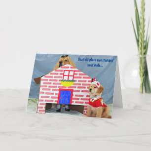 Cartão Crescendo Da Casa Em Nova Casa