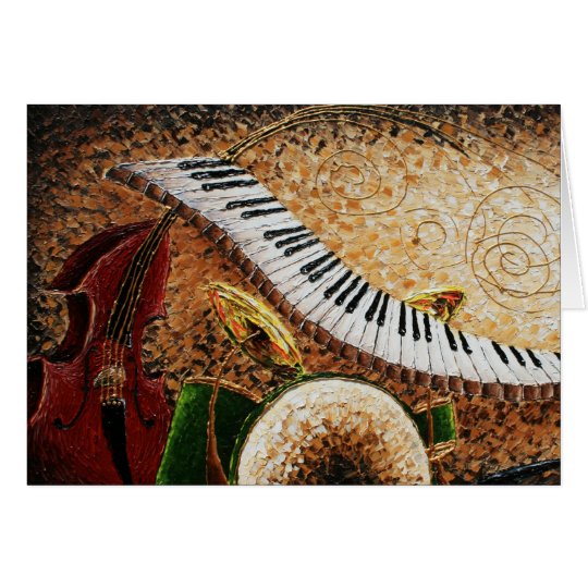 Cartão crescente do piano da cidade