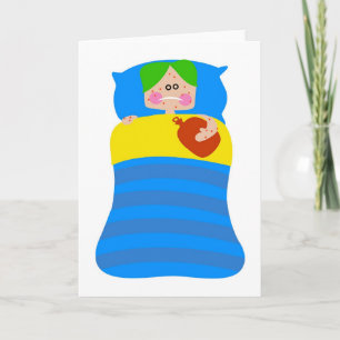 Cartão Criança doente