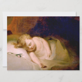 Cartão Criança que dorme (por Thomas Sully)