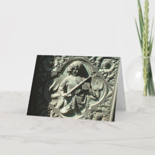 Cartão Criança Tocando Violino