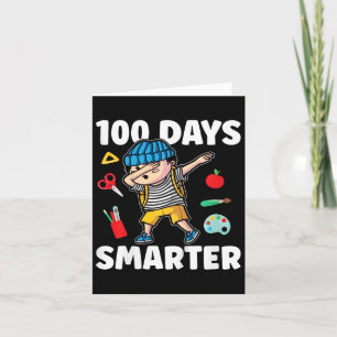 Cartão Crianças 100º Dia De Meninos Escolares 100 Dias De