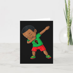 Cartão Crianças Batilhando Rei Negro Junteenésimo Melanin