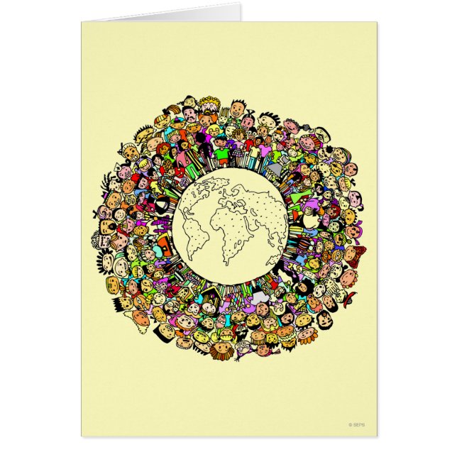 Cartão Crianças do Mundo (Frente)