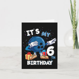 Cartão Crianças É Meu Aniversário De 6 Anos 6 Anos De Ida