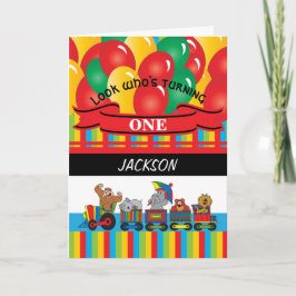Cartão Crianças Feliz Aniversário | Diversão de Circo