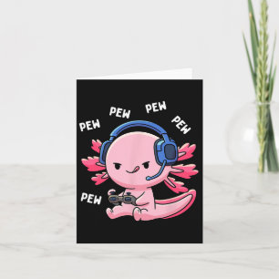 Cartão Crianças Meninos Meninas Anime Video Game Pew Game
