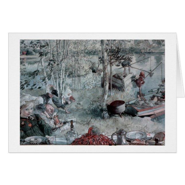 Cartão Crianças que capturam rastejadas (Frente Horizontal)