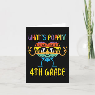 Cartão Crianças Que Poppin 4º Grau Fidget Pop Fi