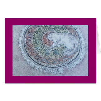 Cartão criatura do conforto