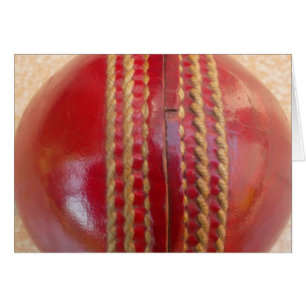 Cartão Cricket Ball
