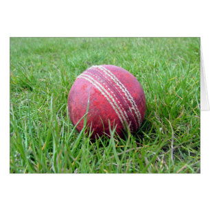 Cartão Cricket Ball