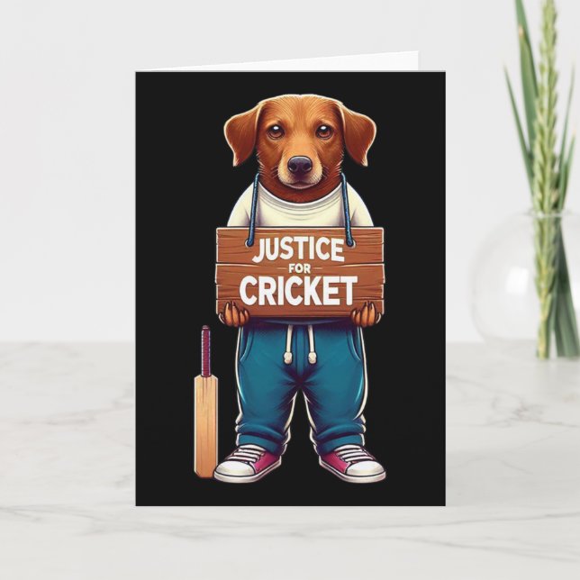 Cartão Cricket de Equipe  (Frente)