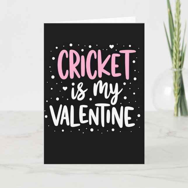 Cartão Cricket Valentine Greeting Card (Frente)
