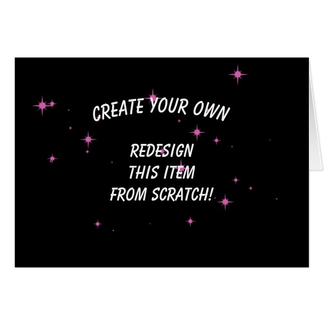 Cartão Crie a sua própria placa personalizada (Frente Horizontal)