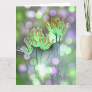 Cartão Crie As Suas Flores Personalizadas Da Primavera Do