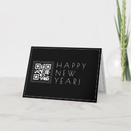 Cartão Crie instantaneamente código QR | Estilosos Feliz