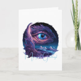 Cartão Crie o olho do seu dragão místico