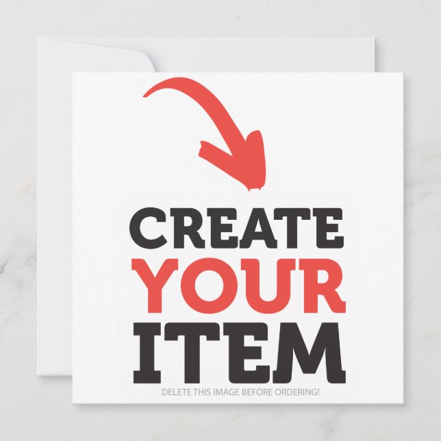 Cartão CRIE-O-SEU Custom upload de design Natal (Frente)