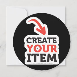 Cartão CRIE-O-SEU Personalizado envie seu design de Bacha