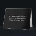 Cartão Crie o Seu Próprio Personalizado<br><div class="desc">Personalize este produto adicionando suas próprias imagens e textos e escolhendo suas fontes e cores favoritas. Visite Aviary Art no Zazzle para ver nossa coleção completa de produtos fáceis de personalizar e de alta qualidade!</div>