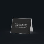 Cartão Crie o seu próprio personalizado<br><div class="desc">Personalize este produto adicionando suas próprias imagens e textos e escolhendo suas fontes e cores favoritas. Visite Aviary Art no Zazzle para ver nossa coleção completa de produtos fáceis de personalizar e de alta qualidade!</div>