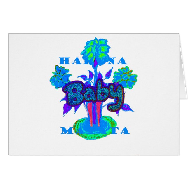 Cartão Crie Seu Próprio Bonito Bebê Glitter Bonito (Frente Horizontal)