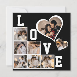 Cartão Crie seu próprio colagem de 8 fotos