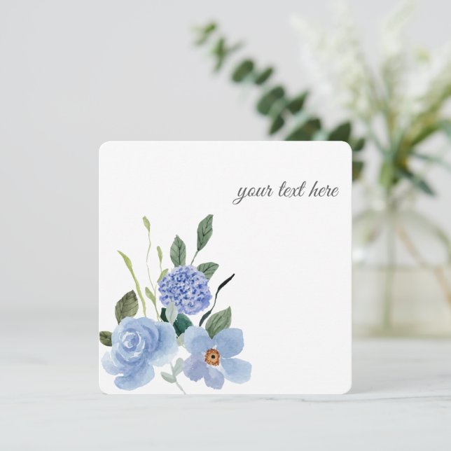 Cartão Crie seu próprio design personalizado (Em pé/Frente)