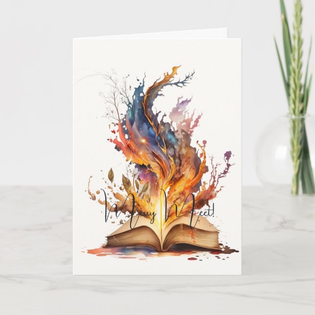 Cartão Crie seu próprio Grimoire (Frente)