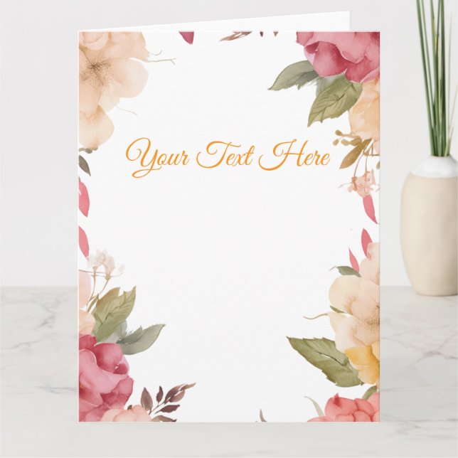 Cartão Crie seu próprio personalizado (Frente)