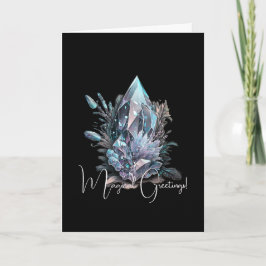 Cartão Crie Seus Próprios Cristais de Prata