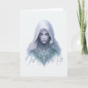 Cartão Crie Sua Própria Bruxa Roxa