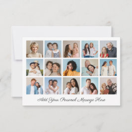 Cartão Crie sua própria colagem de fotos 15 Adicione sua 