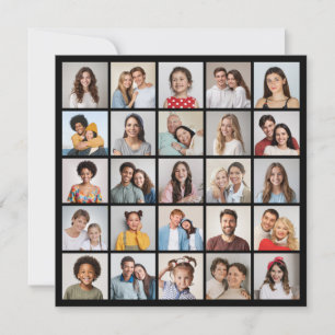 Cartão Crie Sua Própria Colagem De Fotos 25