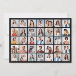 Cartão Crie Sua Própria Colagem De Fotos 35