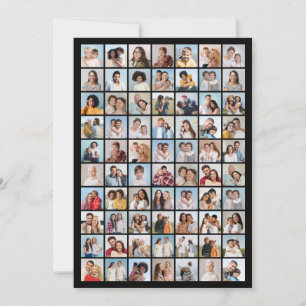 Cartão Crie sua própria colagem de fotos 70