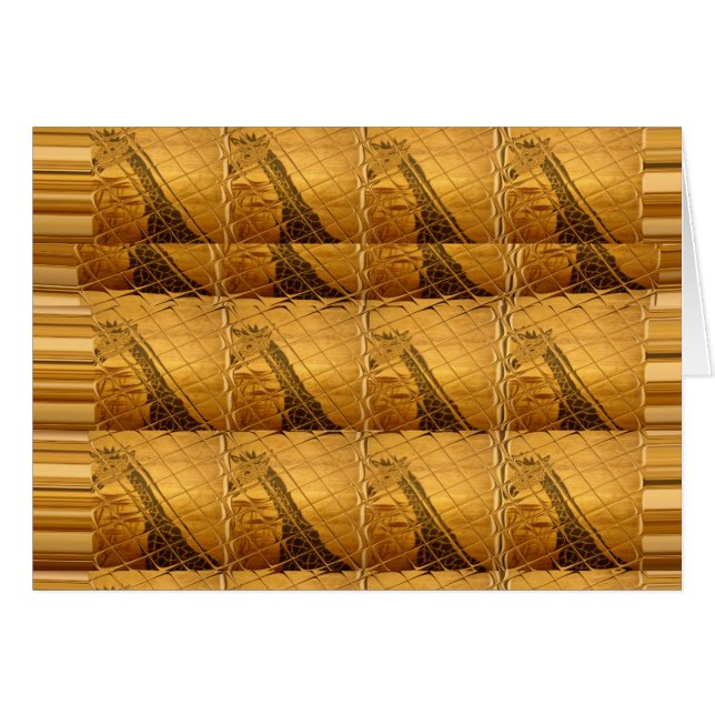 Cartão Crie sua própria girafa africana linda (Frente Horizontal)